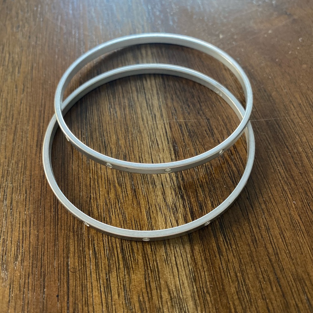 Swarovski “Authentic” Crystal Bangle Bracelets (2)